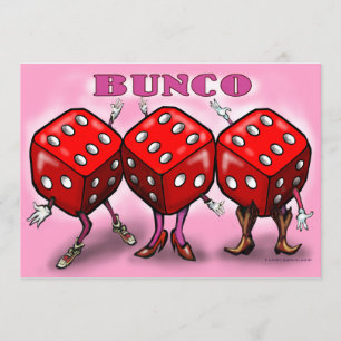 Bunco Party Einladung