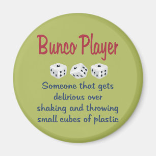 Bunco Player - Definition Magnet