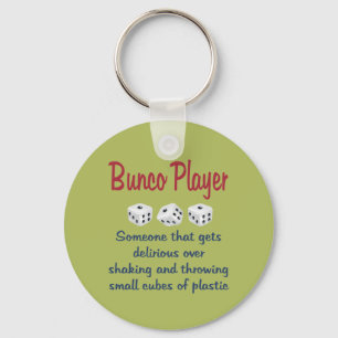 Bunco Player - Definition Schlüsselanhänger