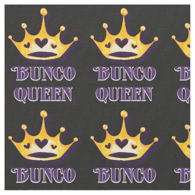 Bunco Queen Player Black Stoff (Nahaufnahme)