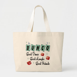 Bunco Retro Typografie Party Supply Jumbo Stoffbeutel
