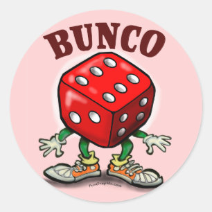 Bunco Runder Aufkleber