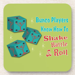 Bunco - Shake, Rattle & Roll Martini-Untersetzer Untersetzer