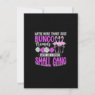 Bunco Spiel Flamingo Design für einen Bunco Babe Einladung