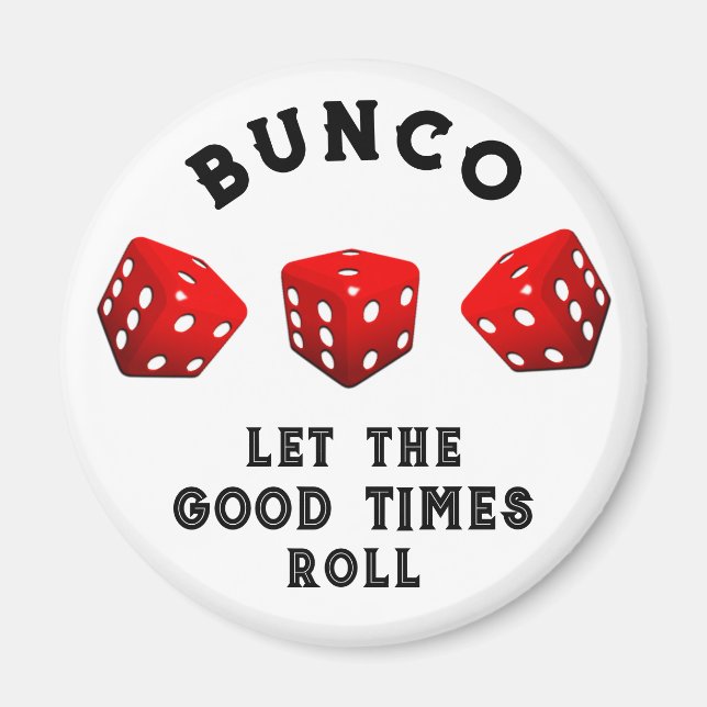 Bunco-Spiel Magnet (Vorne)