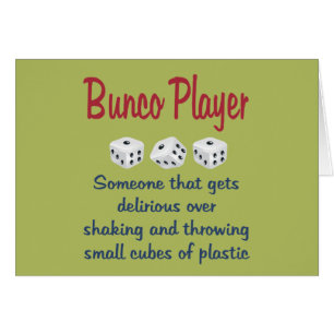 Bunco Spieler - Definition