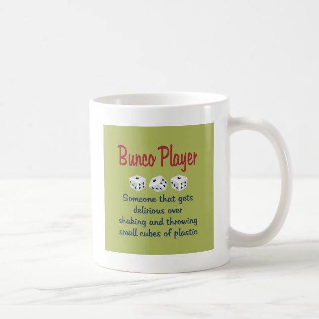 Bunco Spieler - Definition Kaffeetasse (Rechts)