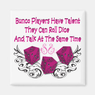 Bunco Spieler haben Talent #2 Magnet