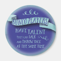 Bunco Spieler haben Talent - Aquarellfarbe