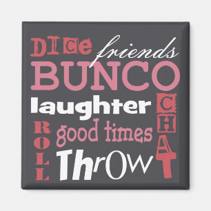 Bunco Subway Art Design by Artinspiriert Magnet