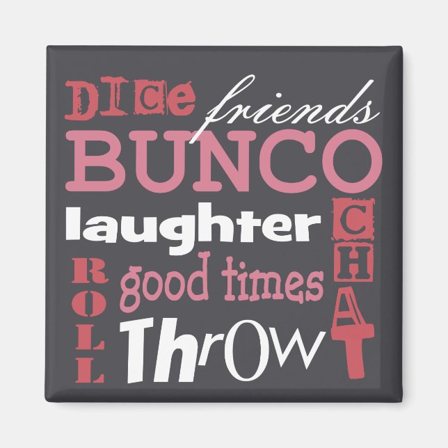 Bunco Subway Art Design by Artinspiriert Magnet (Vorne)