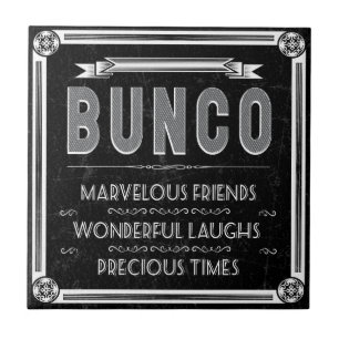 Bunco Vintage-Typografie Fliese