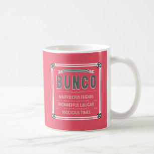 Bunco Vintage Typografie Tasse
