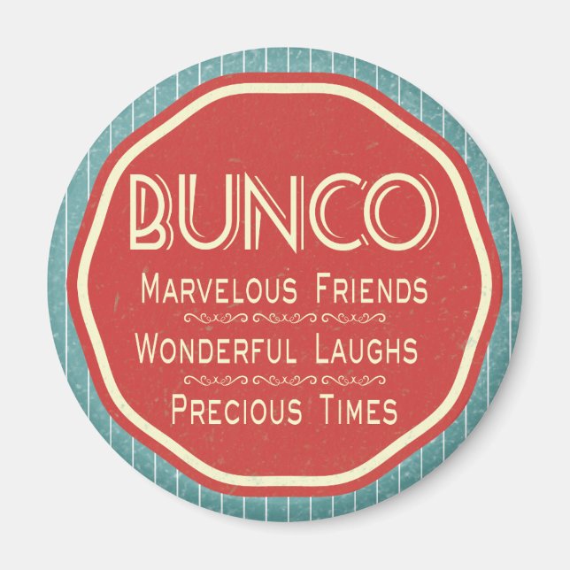 Bunco-Vintages Emblem Magnet (Vorne)