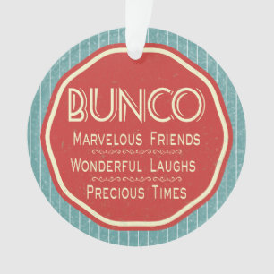 Bunco Vintages Emblem Ornament