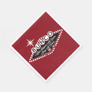 Bunco - Was passiert bei Bunco Serviette