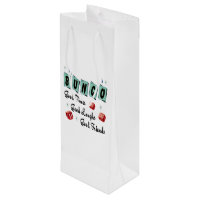 Bunco Wein-Geschenk-Retro gute Zeit-gute Freunde