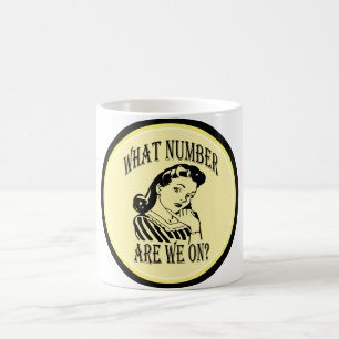 Bunco, welche Zahl wir auf #2 sind Tasse