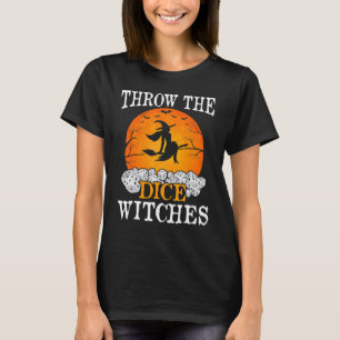 Bunco Wirf die Würfel Bunco Spiel Halloween T-Shirt