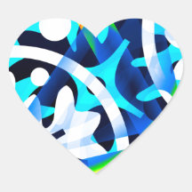 Bündel Abstrakter, farbiger Formen