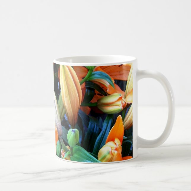Bündel-Blumen Kaffeetasse (Rechts)