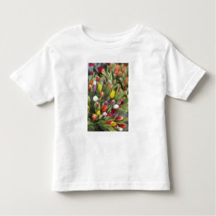 Bündel der bunten Tulpen Kleinkind T-shirt