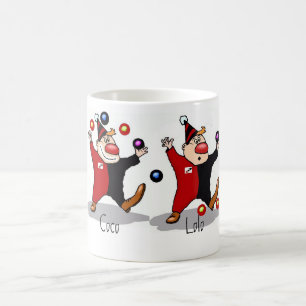 Bündel der Clowns-Kaffee-Tasse Tasse