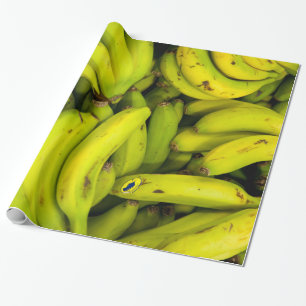 Bündel der grünen Bananen Geschenkpapier