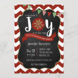 Bündel Freude ist auf der Weisen-Babyparty Einladung