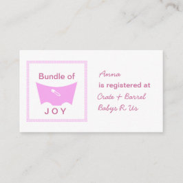 Bündel Freudenregisterkarte Begleitkarte