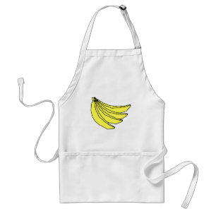 Bündel gelbe Bananen Schürze