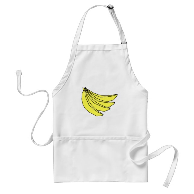 Bündel gelbe Bananen Schürze (Vorne)