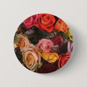 Bündel Rosen Button