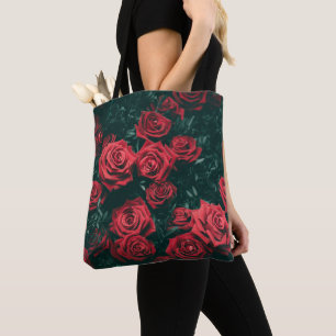 Bündel rote Rosen