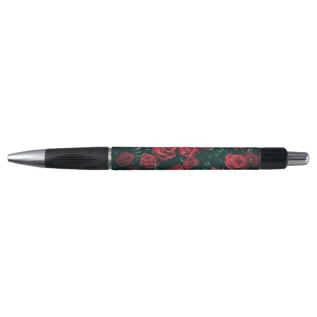 Bündel rote Rosen Kugelschreiber (Vorderseite)