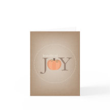 Bündel von Joy Pumpkin-Kinderkarte