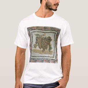 Bündel weiße Trauben, römisches Mosaik T-Shirt