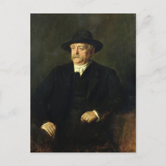 Bundeskanzler Otto von Bismarck , 1849 Postkarte (Vorderseite)