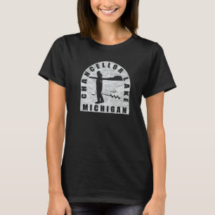 Bundeskanzlerin für Eissee Angeln Michigan T-Shirt