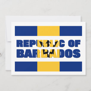 BUNDESREPUBLIK BARBADOS FEIERTAGSKARTE