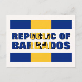 BUNDESREPUBLIK BARBADOS FEIERTAGSPOSTKARTE