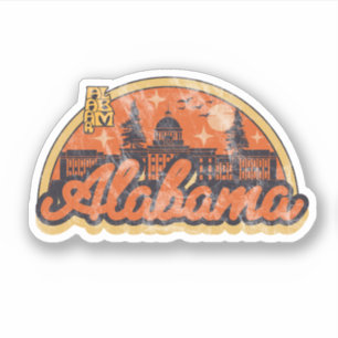 Bundesstaat Alabama Aufkleber