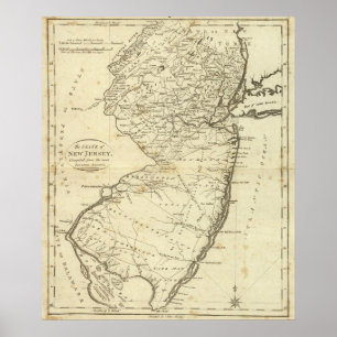 Bundesstaat New Jersey Poster