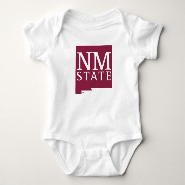 Bundesstaat New Mexico Baby Strampler (Vorderseite)