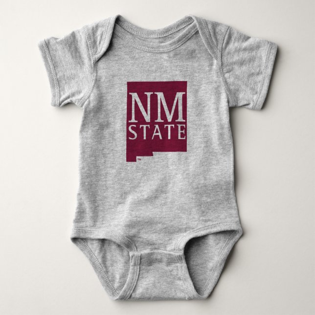 Bundesstaat New Mexico Baby Strampler (Vorderseite)
