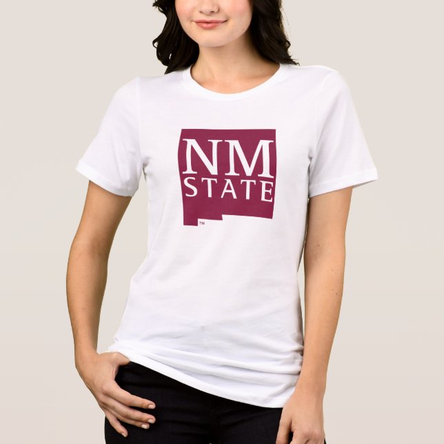 Bundesstaat New Mexico Tri-Blend Shirt (Vorderseite)