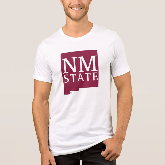 Bundesstaat New Mexico Tri-Blend Shirt (Vorderseite)