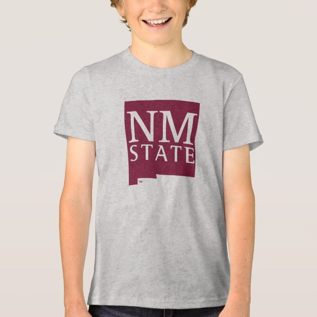 Bundesstaat New Mexico Tri-Blend Shirt (Vorderseite)