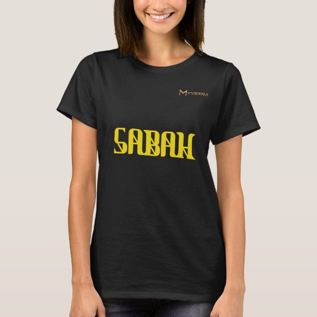 Bundesstaat Sabah T-Shirt (Vorderseite)
