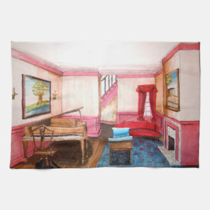 Bundesstaatlich Style Salon Zuhause American MoJo  Handtuch